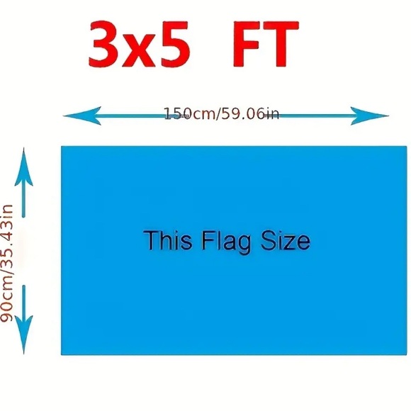 Patriotic 13 Star Flag 3ftx5ft - Picture 5 of 5
